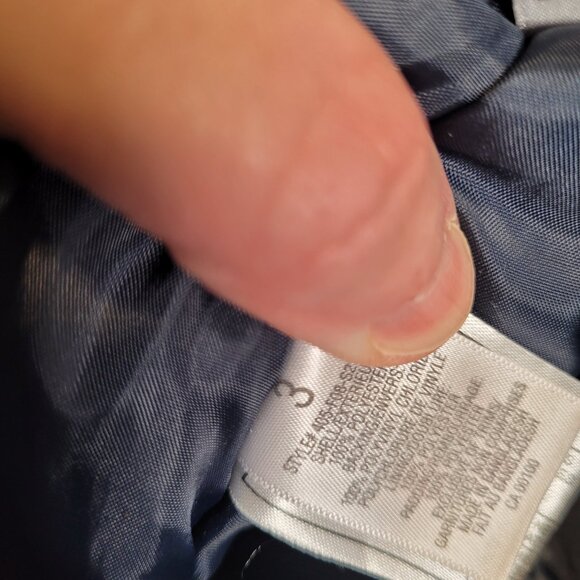 Kids Sportek Snow Pants - Navy, Size 3 - Picture 5 of 5